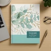Kép 2/2 - Eukalipuszos Tanári zsebkönyv 2025/2026 – Papiron Kft, elegáns designban