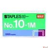 Kép 1/2 - Tűzőkapocs No.10-1M Max C 10lap 1000db/dob Irodai kisgépek MAX No.10-1M STAPLES