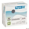 Kép 1/2 - Tűzőkapocs 24/6 Rapid STANDARD 24/6, horg.,5000db/doboz Rapid 1db rendelési egység ár 1db-ra