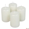 Kép 2/2 - Adventi gyertya kapart metál fehér, 4x4x4cm, darabos Égési idő: 7 óra a termék ára 1db-ra értendő!