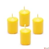 Kép 3/3 - Adventi gyertya matt c sárga Citrom 4x4x6cm darabos! a termék ára 1db-ra értendő!