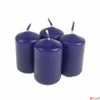 Kép 1/2 - Adventi gyertya matt intenzív Kék 4x4x6cm darabos! a termék ára 1db-ra értendő!