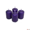 Kép 1/2 - Adventi gyertya matt intenzív Lila 4x4x6cm darabos! a termék ára 1db-ra értendő!