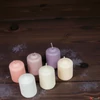 Kép 2/4 - Adventi gyertya matt pasztel Világos púder 4x4x6cm darabos! a termék ára 1db-ra értendő!