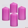 Kép 1/2 - Adventi gyertya matt pink Pink 4x4x6cm darabos! a termék ára 1db-ra értendő!