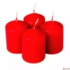 Kép 1/4 - Adventi gyertya matt piros intenzív Piros 4x4x6cm darabos! a termék ára 1db-ra értendő!
