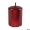 Kép 2/5 - Adventi gyertya metál intenzív Bordó 4x4x6cm darabos! a termék ára 1db-ra értendő!