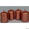 Kép 2/3 - Adventi gyertya metál intenzív Bronz 4x4x6cm darabos! a termék ára 1db-ra értendő!