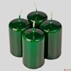 Kép 1/2 - Adventi gyertya metál intenzív Zöld 4x4x6cm darabos! a termék ára 1db-ra értendő!