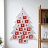 Kép 6/7 - Adventikalendárium textil 24új filcből fenyőfa alakú 60x35x35cm 0.5cmx52cmx66cm sdkae 1db/ár
