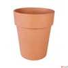 Kép 1/2 - Agyag cserép 31cm antik Tavaszi, húsvéti dekor