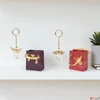 Kép 7/7 - Ajándéktasak karácsonyi 24' 2 féle kulcstartóval 4cmx5cmx2cm sdkae