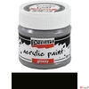 Kép 2/2 - Akrilfesték fényes 50ml Pentart fekete 7355