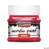 Kép 1/2 - Akrilfesték fényes 50ml Pentart rúzspiros