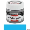 Kép 2/2 - Akrilfesték fényes 50ml Pentart világoskék 7366