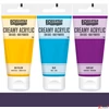 Kép 2/2 - Akrilfesték krémes Pentart selyemfényű 60ml - padlizsán