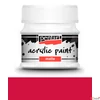 Kép 2/2 - Akrilfesték matt 50ml Pentart kárminpiros 6651