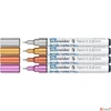 Kép 1/2 - Akrilmarker 0,8mm Schneider Metálfényű 0,8mm, Paint-It 010 4 különböző szín