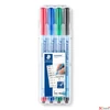Kép 1/2 - Alkoholmentes marker készlet OHP, 0,6mm, STAEDTLER Lumocolor 305F 4 különböző szín