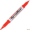 Kép 1/2 - Alkoholos marker Flexoffice PM01' 0,4-1,0mm kúpos kétvégű piros Írószerek FLEXOFFICE FO-PM01RED