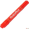 Kép 2/2 - Alkoholos marker Flexoffice PM04' 0,8/6mm kúpos/vágott hegyű piros Írószerek FLEXOFFICE FO-PM04RED
