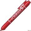 Kép 2/2 - Alkoholos marker Zebra 1,3 mm, nyomógombos,Mckie Retractable piros
