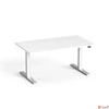 Kép 1/5 - Állítható magasságú íróasztal 140x80cm MAYAH Freedom SV-302 fehér