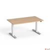 Kép 1/6 - Állítható magasságú íróasztal 140x80cm MAYAH Freedom SV-302 kőris