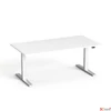 Kép 1/5 - Állítható magasságú íróasztal 160x80cm MAYAH Freedom SV-303 fehér