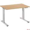 Kép 1/2 - Íróasztal Állítható magasságú 800x1200mm Világosszürke kézi 610-404 FH
