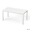 Kép 2/3 - Általános asztal fémlábbal 75x150cm MAYAH Freedom SV-39 fehér