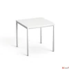 Kép 1/3 - Általános asztal fémlábbal 75x75cm MAYAH Freedom SV-37 fehér
