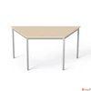 Kép 1/2 - Általános asztal fémlábbal trapéz alakú 75x150/75cm MAYAH Freedom SV-41 juhar