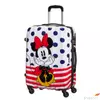 Kép 1/5 - American Tourister bőrönd Disney Legends Spinner 65/24 Alfatwist 64479/9071-Minnie Blue Dots