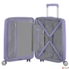 Kép 4/5 - American Tourister Soundbox Spinner kabinbőrönd - Lavender színben!