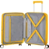 Kép 2/3 - American Tourister kabinbőrönd Soundbox 55/20 bővíthető bőrönd 88472/1371-Golden Yellow, 4 kerekű
