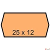 Kép 2/2 - Árazószalag 25x12 mm narancs 10 db/cs