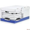 Kép 1/2 - Archiváló konténer Fellowes BANKERS BOX® SYSTEM csapófedeles kék Iratrendezés FELLOWES 1141501