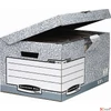 Kép 1/2 - Archiváló konténer Fellowes BANKERS BOX® SYSTEM csapófedeles szűrke Iratrendezés FELLOWES 1181501