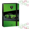 Kép 1/2 - Ars Una Füzetbox A4 26 Lamborghini  26' zöld 50855223  350gr vastag kartonból