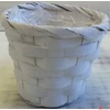 Kép 1/2 - Kaspó bambusz fehér 9cm