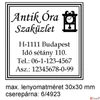 Kép 2/2 - Bélyegző Trodat 4923 +6/4923 párna önfestékező bélyegző 30 x 30 mm