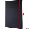 Kép 1/4 - Beíró exkluzív A4 kockás SIGEL Conceptum Red Edition 97lap fekete/piros Irodai papíráru SIGEL CO660
