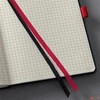 Kép 2/4 - Beíró exkluzív A4 kockás SIGEL Conceptum Red Edition 97lap fekete/piros Irodai papíráru SIGEL CO660