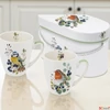 Kép 4/4 - Bögre porcelán 3,5dl Deux Oiseaux 2db-os dobozban