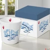 Kép 3/3 - Bögre porcelán 3,5dl Poisson Fish Pesce dobozban