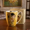 Kép 6/6 - Klasszikus bögre (Klimt) THE KISS ECRU Díszdobozban