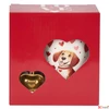 Kép 3/3 - Bögre porcelán 360ml szív alakú teaszűrővel,Dog dobozban