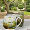 Kép 3/3 - Bögre porcelán 430ml dobozban, Monet: Kert Argenteuilban