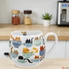 Kép 5/5 - Bögre porcelán 430ml Teacup Cats dobozban